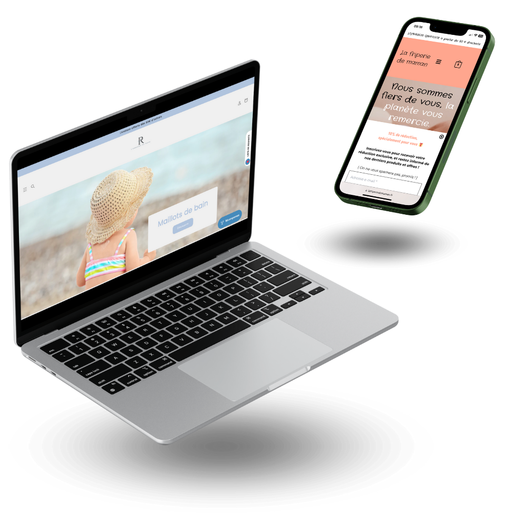 mockup pc mobile sites