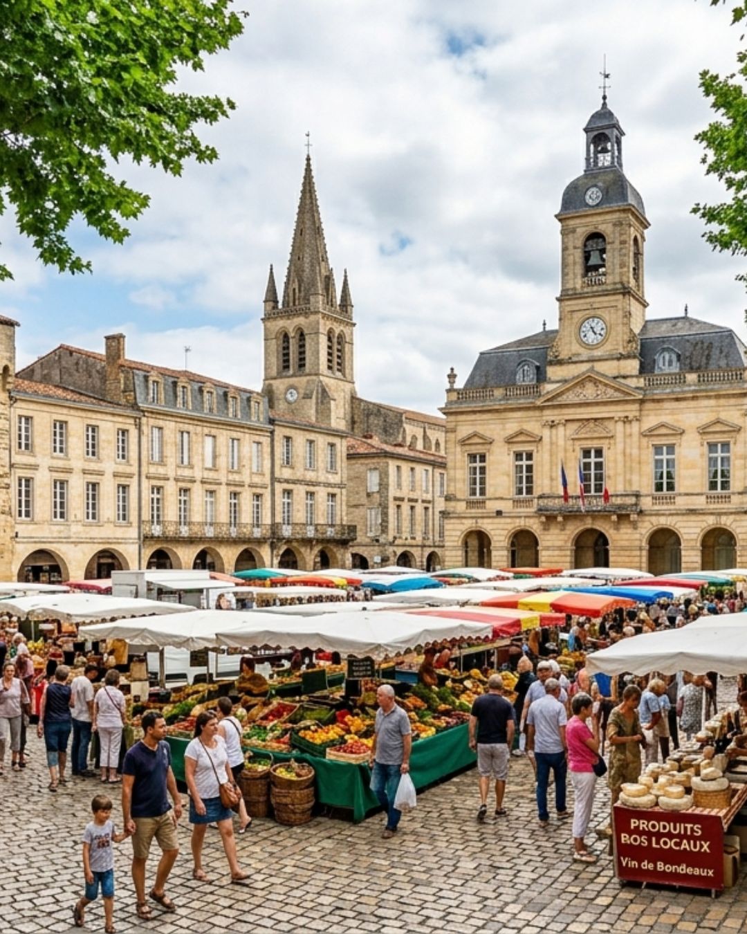 Ville de Libourne marché